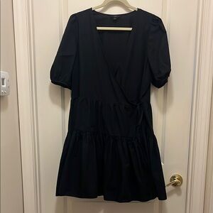 Elegant Black Wrap Dress from J.Crew. Can be dressed up or down.